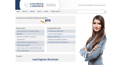 Desktop Screenshot of goldwyncareers.com